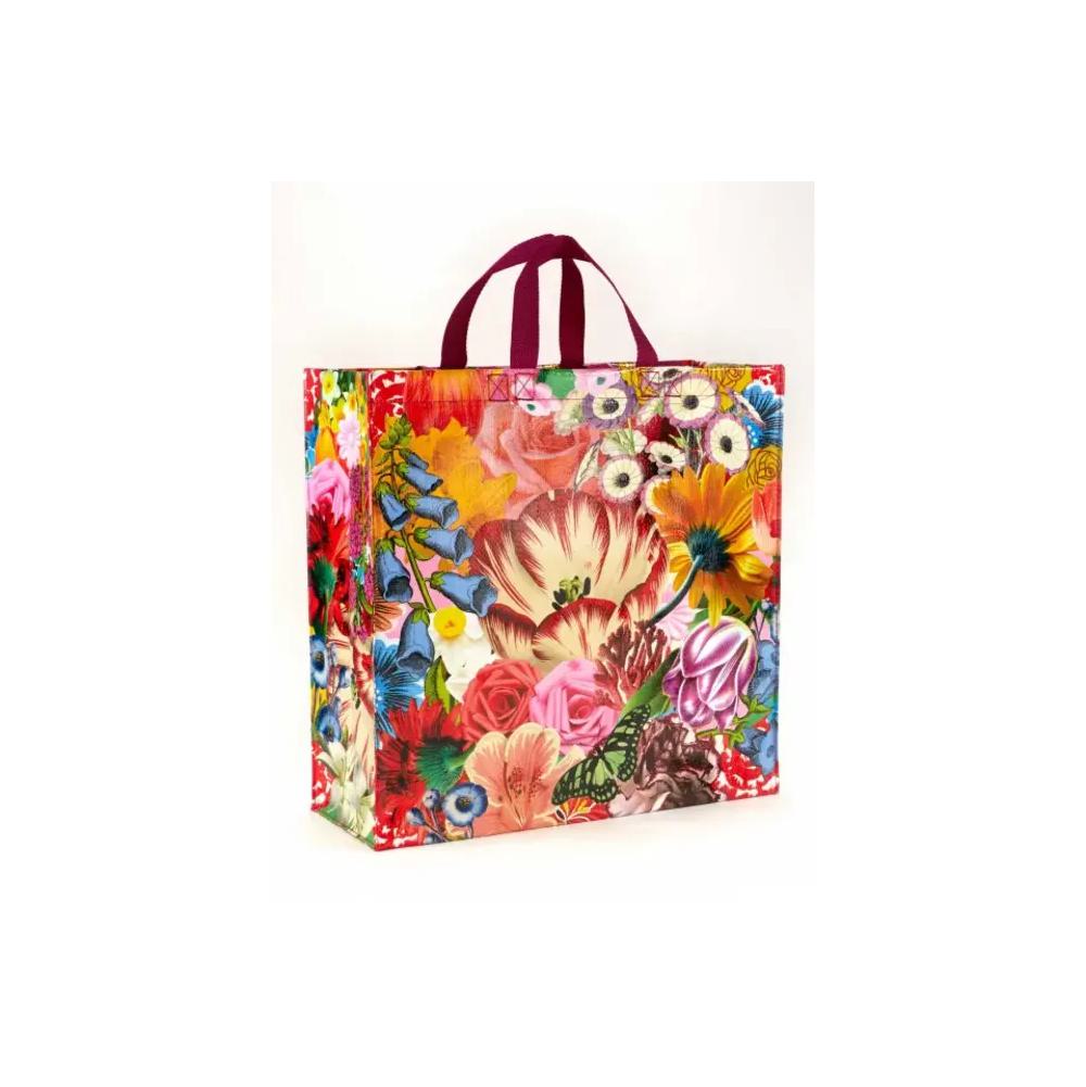 BlueQ, Red, Tote, Art & School, Blossom, 806982